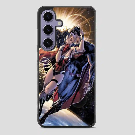 Wonder Woman Kiss Superman Samsung Galaxy S24 Case