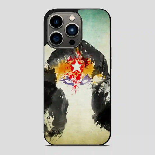 Wonder Woman Painting Watercolor iPhone 13 Pro Case