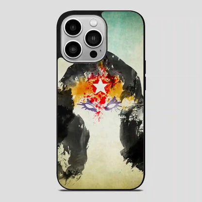 Wonder Woman Painting Watercolor iPhone 14 Pro Case