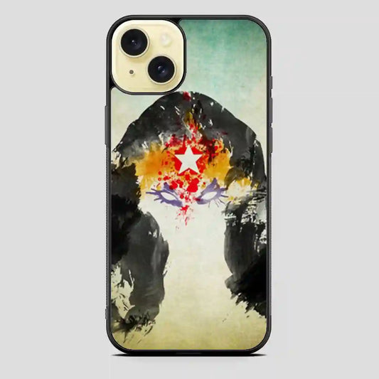 Wonder Woman Painting Watercolor iPhone 15 Plus Case