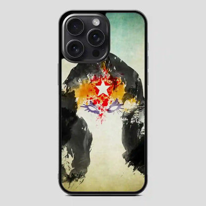 Wonder Woman Painting Watercolor iPhone 15 Pro Case