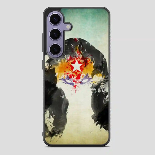 Wonder Woman Painting Watercolor Samsung Galaxy S24 Case