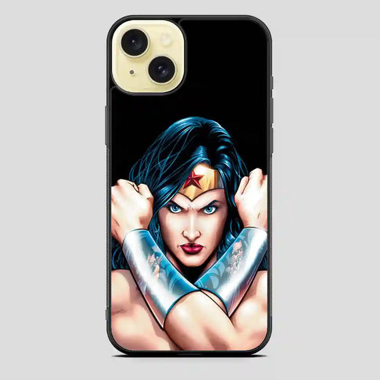 Wonder Woman Strong Cool iPhone 15 Plus Case