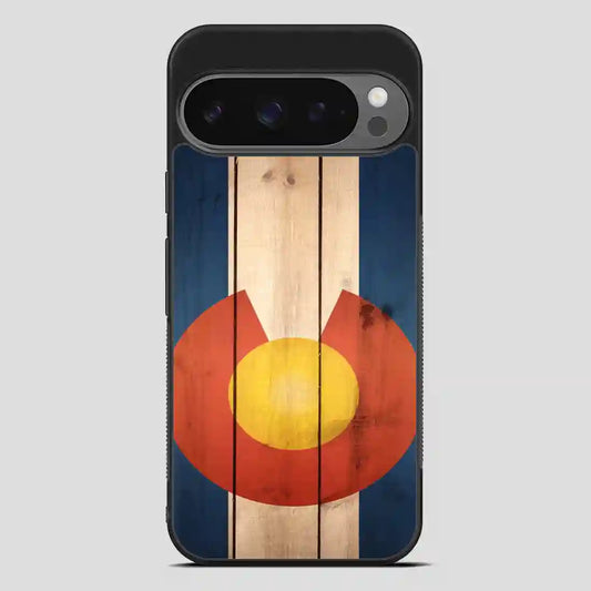 Wood Colorado State Flag Cool Google Pixel 9 Pro Case