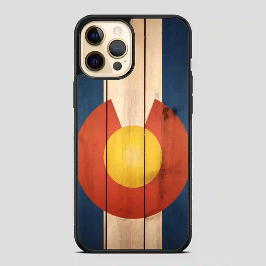 Wood Colorado State Flag Cool iPhone 11 Pro Case