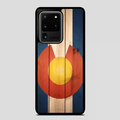 Wood Colorado State Flag Cool Samsung Galaxy S20 Ultra Case