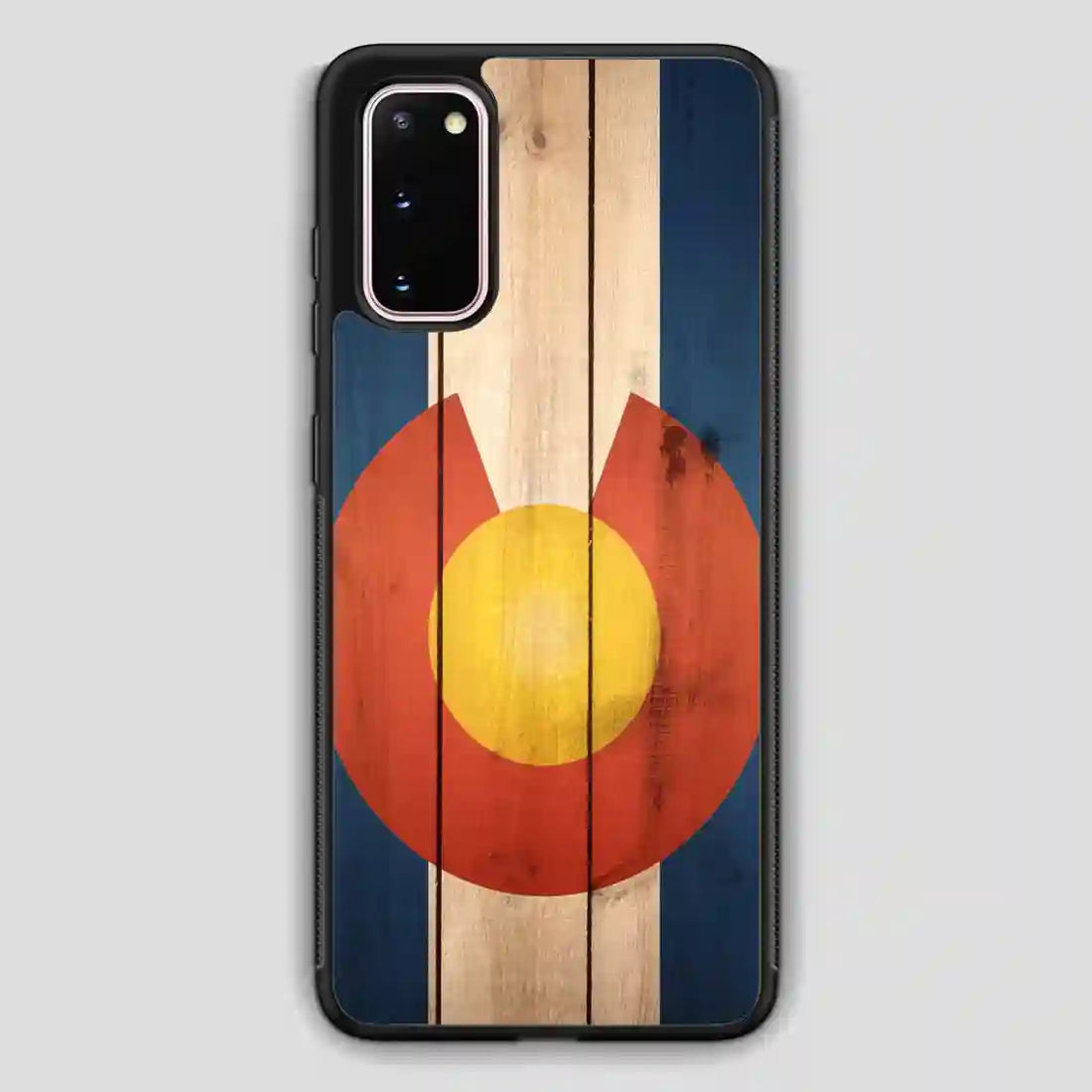 Wood Colorado State Flag Cool Samsung Galaxy S20 Case