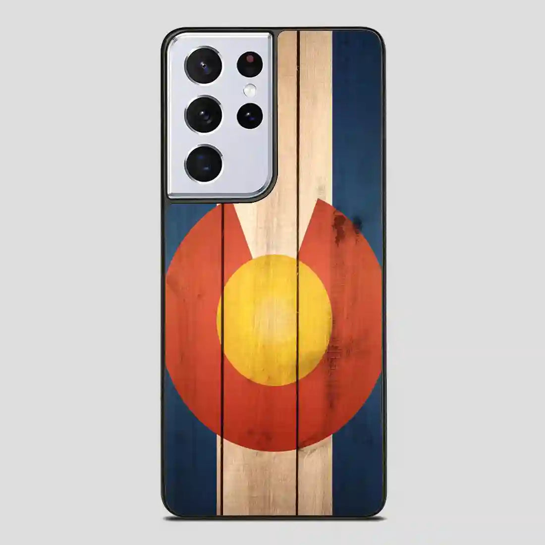 Wood Colorado State Flag Cool Samsung Galaxy S21 Ultra Case