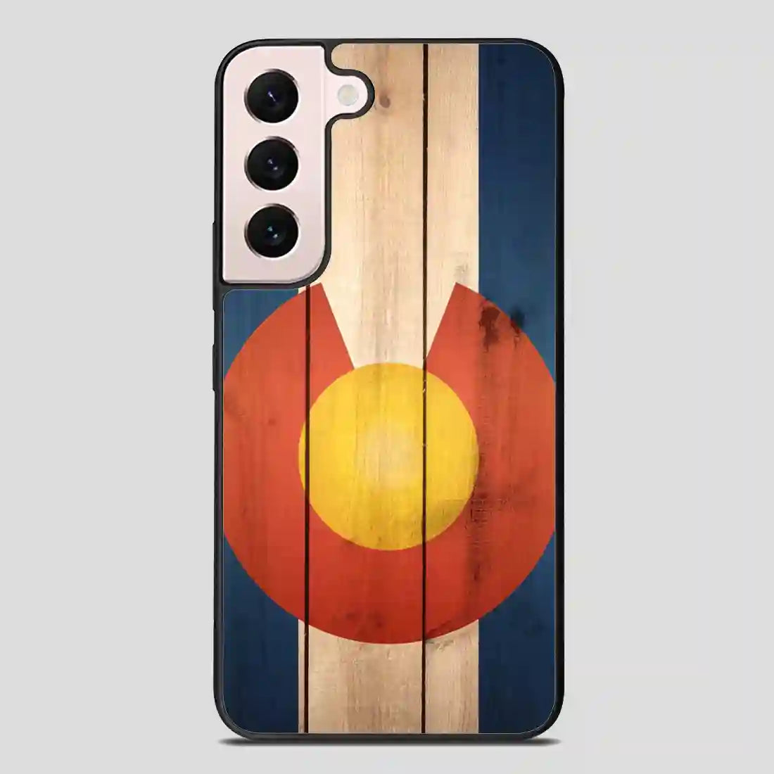 Wood Colorado State Flag Cool Samsung Galaxy S22 FE Case