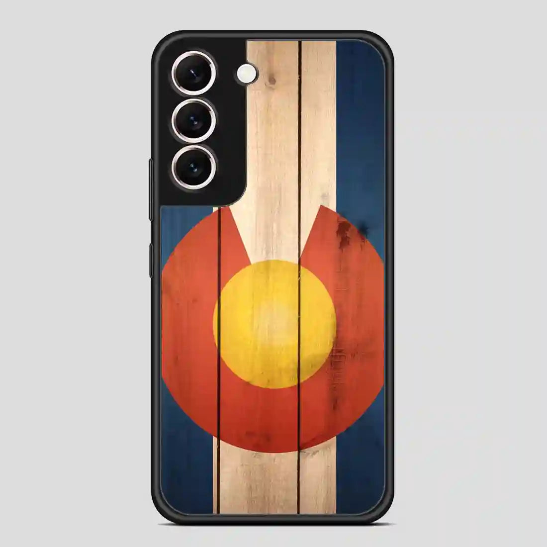 Wood Colorado State Flag Cool Samsung Galaxy S22 Case