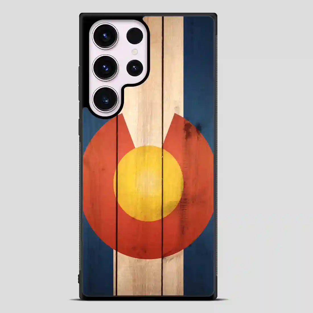 Wood Colorado State Flag Cool Samsung Galaxy S23 Ultra Case