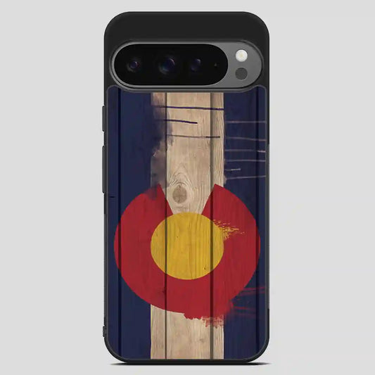 Wood Colorado State Flag Retro Google Pixel 9 Pro XL Case