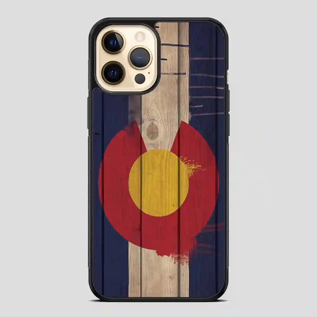 Wood Colorado State Flag Retro iPhone 11 Pro Case