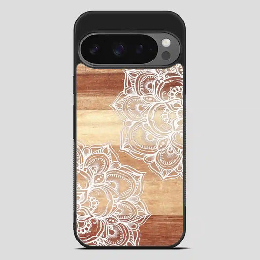 Wood Mandala Google Pixel 9 Pro Case