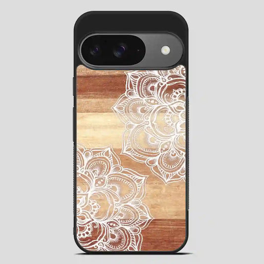 Wood Mandala Google Pixel 9 Case