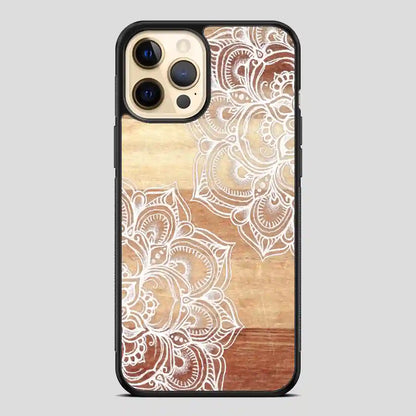 Wood Mandala iPhone 12 Pro Case