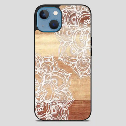 Wood Mandala iPhone 13 Case