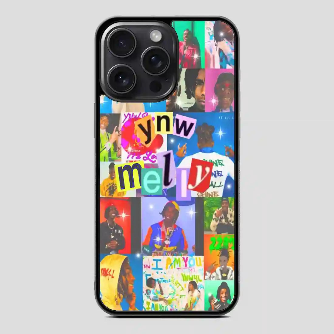 Ynw Melly Rainbow iPhone 15 Pro Case