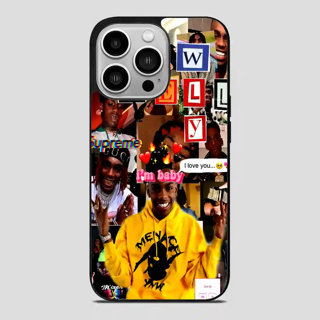 Ynw Melly Retro iPhone 14 Pro Case