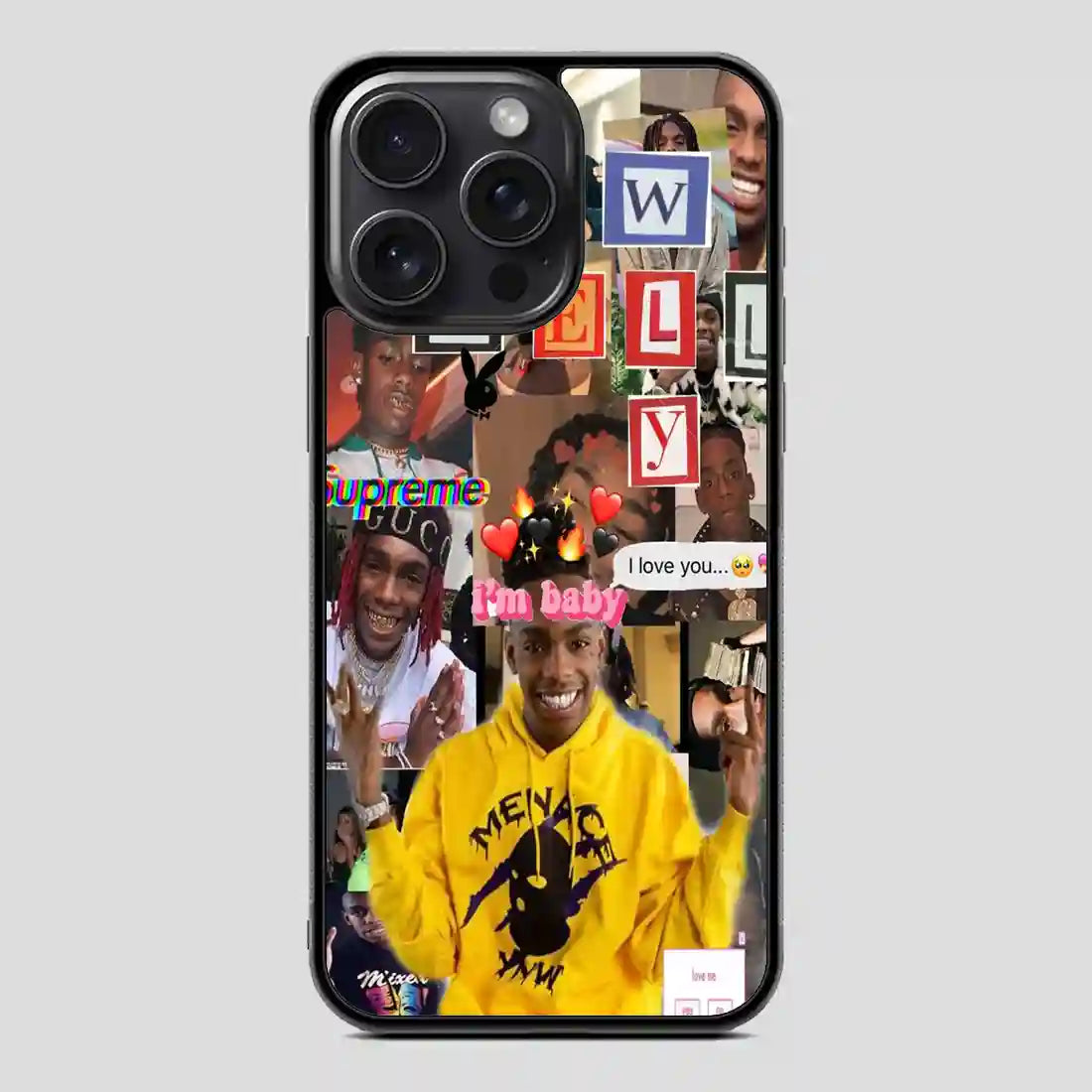 Ynw Melly Vintage iPhone 15 Pro Case