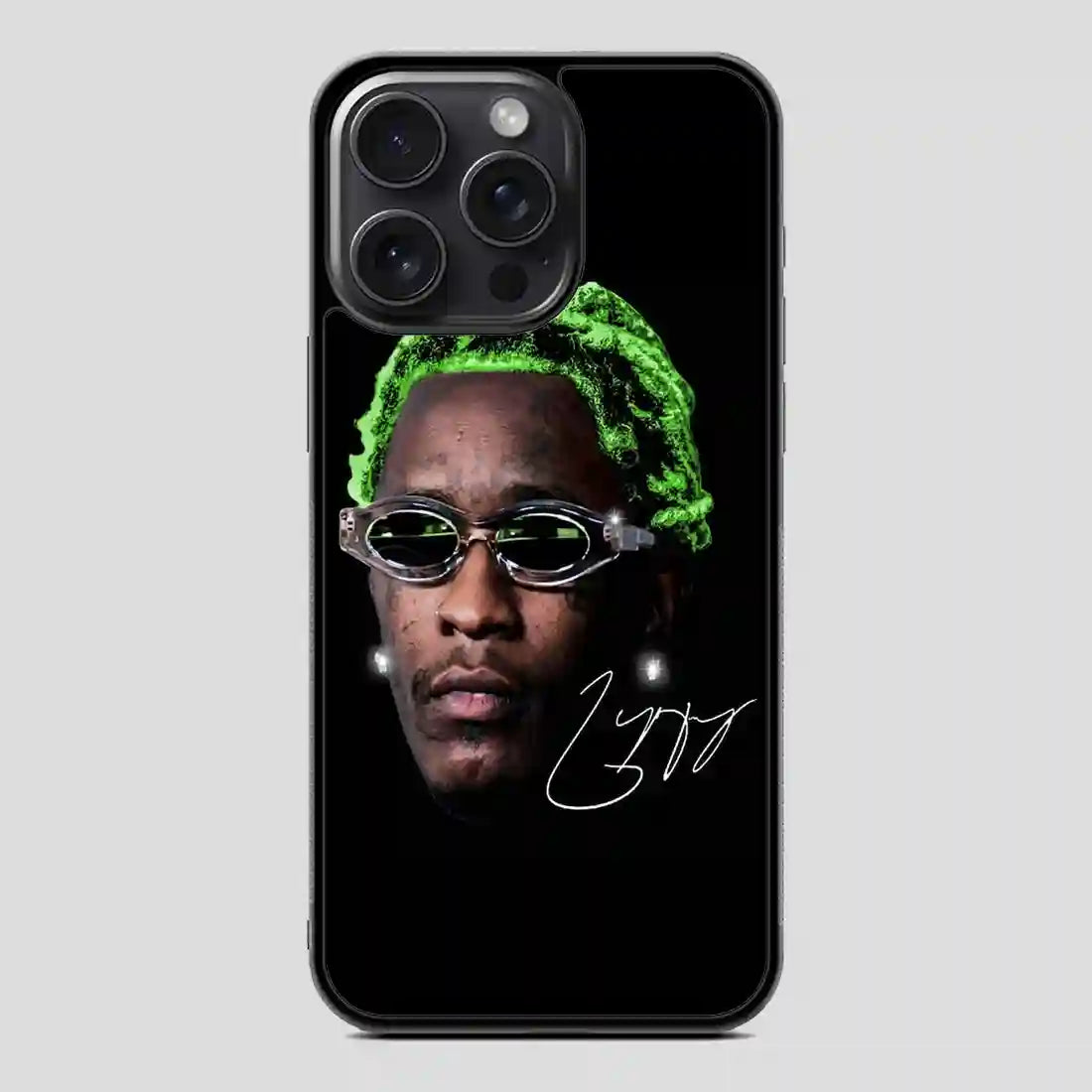 Young Thug Green iPhone 15 Pro Case