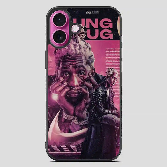 Young Thug Wallpaper iPhone 16 Plus Case