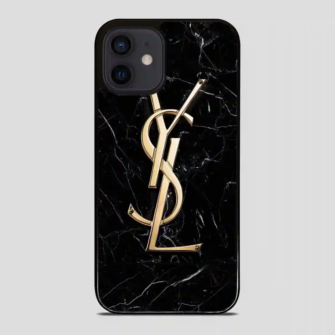 Ysl Black Marble iPhone 12 Mini Case