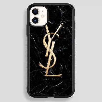 Ysl Black Marble iPhone 12 Case