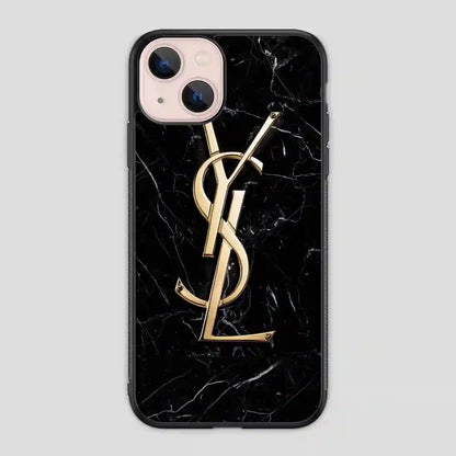 Ysl Black Marble iPhone 13 Mini Case