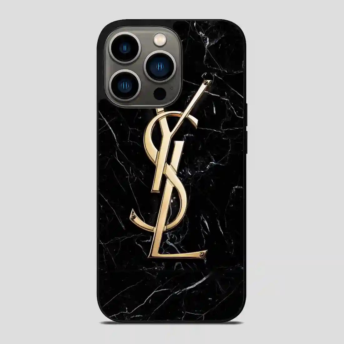 Ysl Black Marble iPhone 13 Pro Case