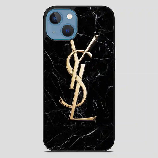 Ysl Black Marble iPhone 13 Case