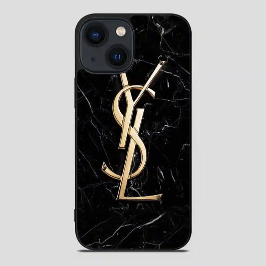 Ysl Black Marble iPhone 14 Case