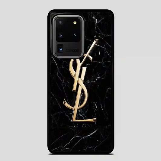 Ysl Black Marble Samsung Galaxy S20 Ultra Case