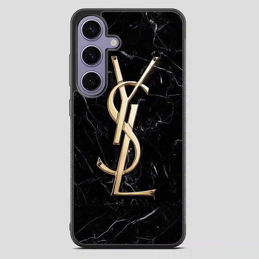 Ysl Black Marble Samsung Galaxy S23 Plus Case