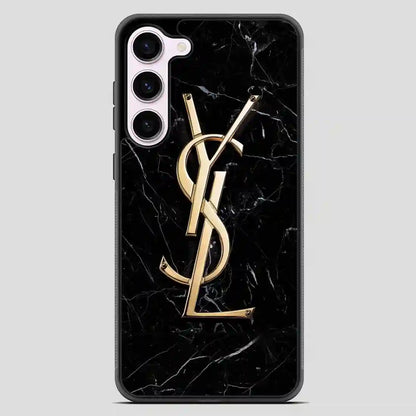 Ysl Black Marble Samsung Galaxy S23 Case