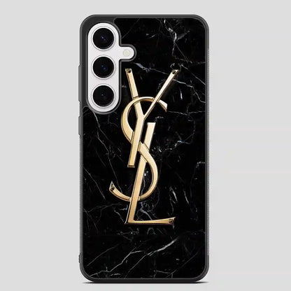 Ysl Black Marble Samsung Galaxy S24 Plus Case