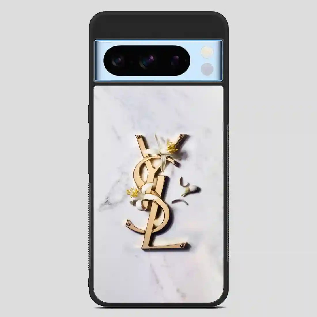 Ysl White Marble Google Pixel 8 Pro Case