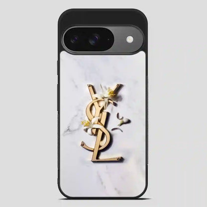 Ysl White Marble Google Pixel 9 Case