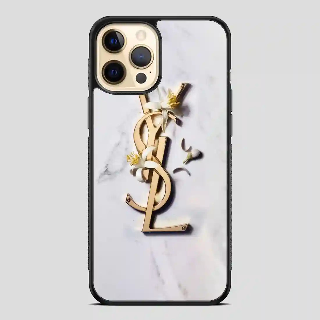 Ysl White Marble iPhone 12 Pro Case