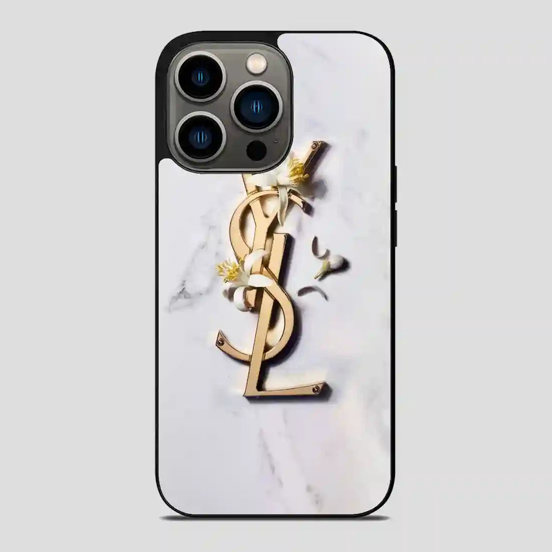 Ysl White Marble iPhone 13 Pro Case