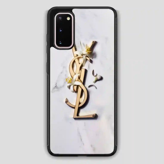 Ysl White Marble Samsung Galaxy S20 Case