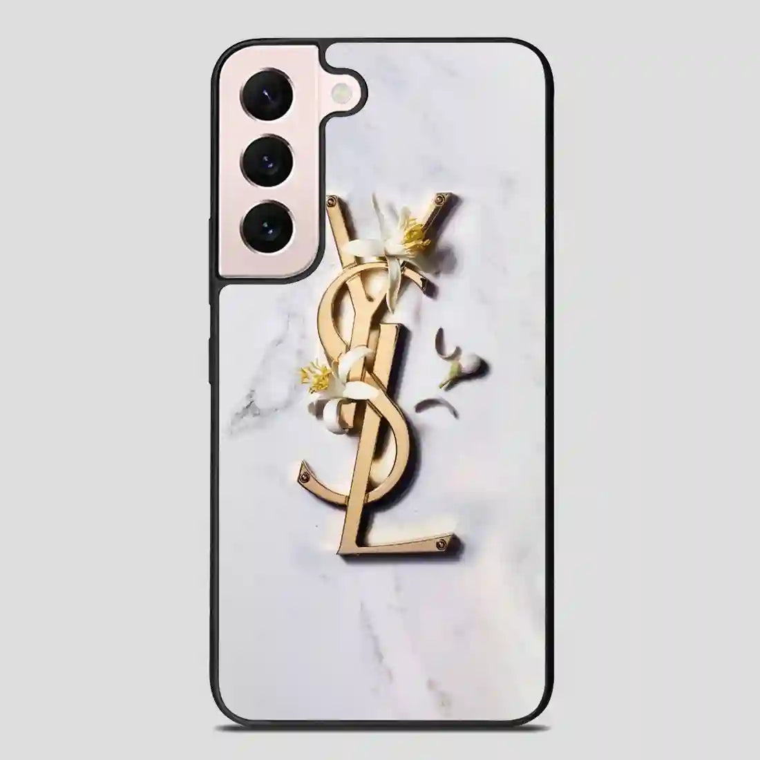 Ysl White Marble Samsung Galaxy S22 FE Case