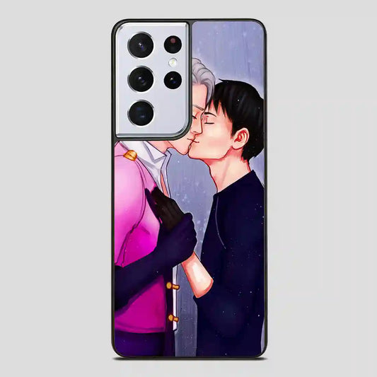 Yuri On Ice Kissing Samsung Galaxy S21 Ultra Case