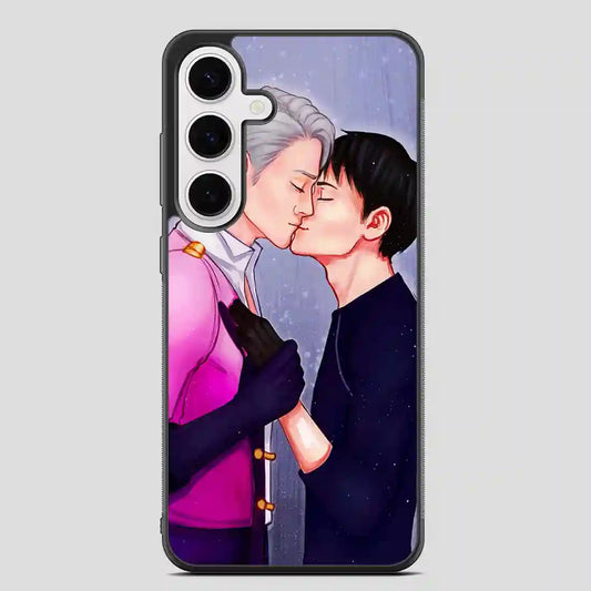 Yuri On Ice Kissing Samsung Galaxy S24 Plus Case