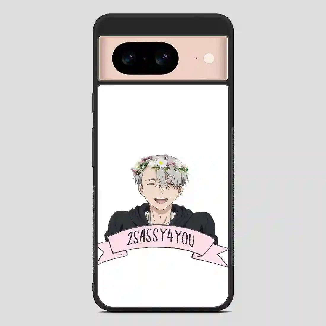 Yuri On Ice Viktor Nikiforov Flower Crown Google Pixel 8 Case