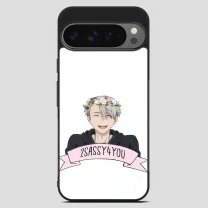 Yuri On Ice Viktor Nikiforov Flower Crown Google Pixel 9 Pro XL Case