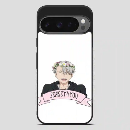 Yuri On Ice Viktor Nikiforov Flower Crown Google Pixel 9 Pro Case