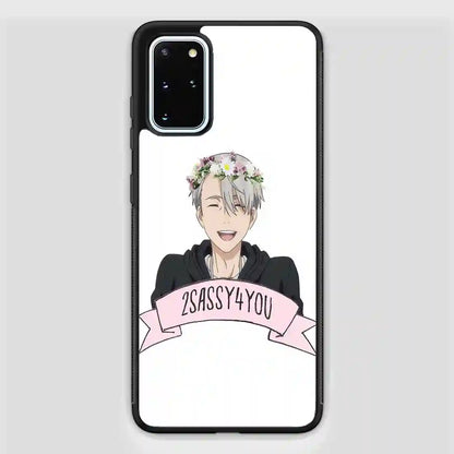 Yuri On Ice Viktor Nikiforov Flower Crown Samsung Galaxy S20 FE Case