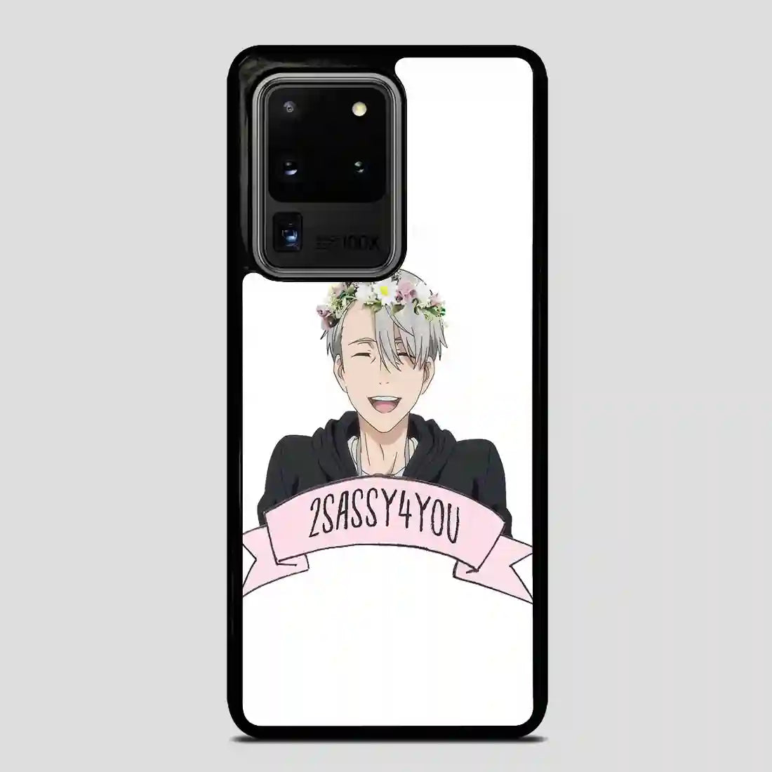 Yuri On Ice Viktor Nikiforov Flower Crown Samsung Galaxy S20 Ultra Case