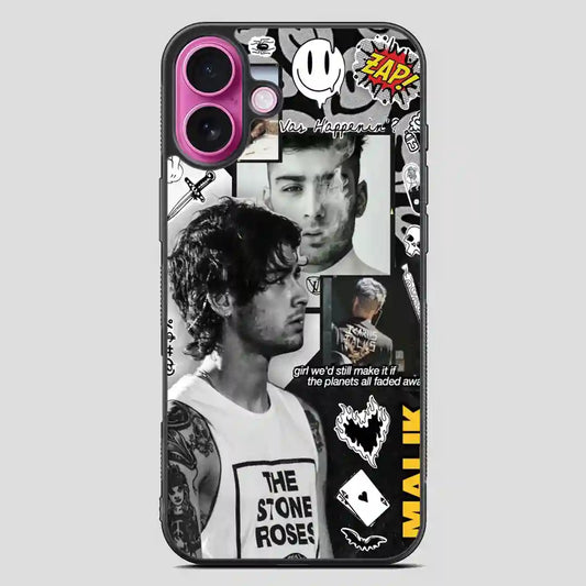 Zayn Malik Wallpaper iPhone 16 Plus Case